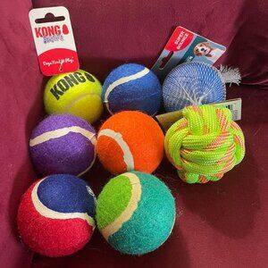 Dog Toys: Gift Basket for Dogs Who Love Balls (8), Medium